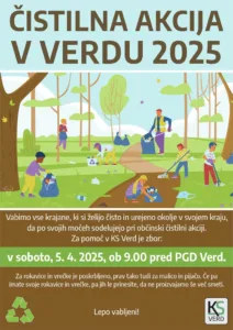 Čistilna akcija v Verdu 2025