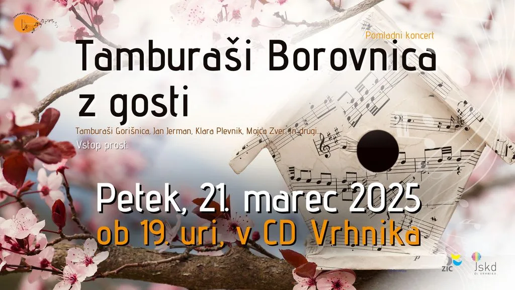 Pomlad in poezija v družbi glasbe