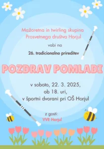 Vabljeni na prireditev Pozdrav pomladi