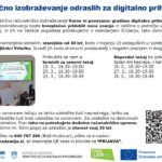 Brezplačno izobraževanje odraslih za digitalno prihodnost