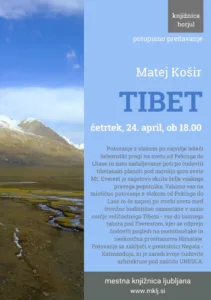 POTOPISNO PREDAVANJE – TIBET