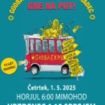 Prvomajska budnica z Mažoretno skupino Horjul, Godbo Dobrova-Polhov Gradec in gasilci
