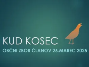 Občni zbor članov KUD Kosec minil v prešernem razpoloženju