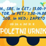 Poletni urnik v Cankarjevi knjižnici Vrhnika