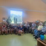 Varovanci Centra starejših Horjul so nas obiskali v vrtcu