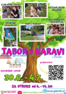 Tabor za otroke v naravi