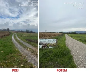 Urejanje poljskih poti v KS Verd