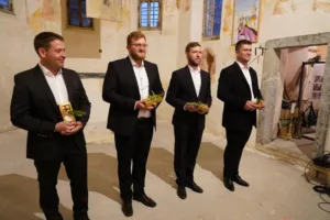 Koncert Slovenskega vokalnega kvarteta v cerkvi sv. Jošta
