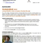 Razpis FILMARJENJE 2025