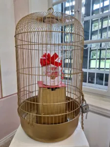 Sodelovanje naše krajanke na območni likovni razstavi