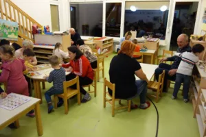 Večer s starimi starši pri Čebelah