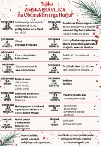 Zimska pravljica na Občinskem trgu