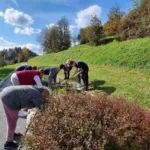 Šolski vrt si je nadel jesensko podobo