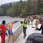 Novoletni »štrbunk« na  Rakitni