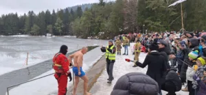 Novoletni »štrbunk« na  Rakitni