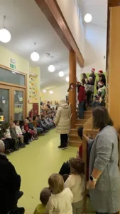 Obisk Miklavža in kolednikov v našem vrtcu