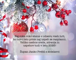 Voščilo Občine Horjul