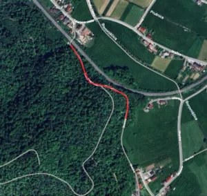 Nasutje in utrditev pohodniške poti od Belega potoka do Ohonice