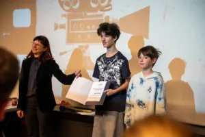 Učenci OŠ Polhov Gradec prejeli nagrado za najboljši animirani film