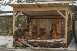 Posebne jaslice Mateja Urha polepšale božični čas