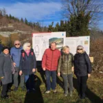 Člani ŠK Enajsta šola o antiki iz Dragomerja na ogledu rimske utrdbe Ad Pirum na Hrušici