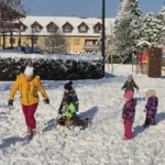 Zimske radosti v Vrtcu Dobrova