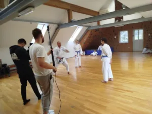 Borovniški karateisti sodelovali na snemanju mladinskega filma