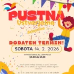 BREZPLAČNA PUSTNA USTVARJALNICA - DODATEN TERMIN