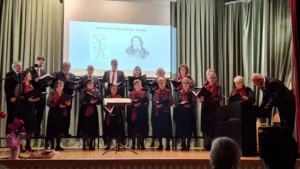 Prireditev ob slovenskem kulturnem prazniku v dvorani gasilskega doma na Drenovem Griču