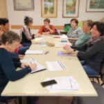 Prostovoljke projekta Starejši za starejše in Socialna komisija DU Vrhnika