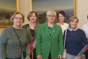 Prostovoljke iz Dragomerja pri predsednici države