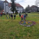 Praznovanje gregorjevega v parku graščine