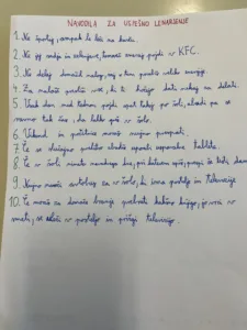 Mesec pisanja z roko