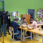 Snemalna ekipa RTV Slovenija na na naši šoli