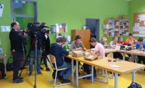 Snemalna ekipa RTV Slovenija na naši šoli
