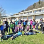 Čistilna akcija 3. a z babicami in dedkom