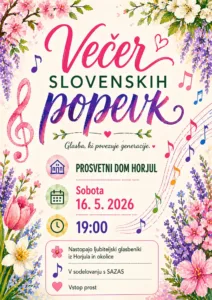 Vabljeni na Večer slovenskih popevk