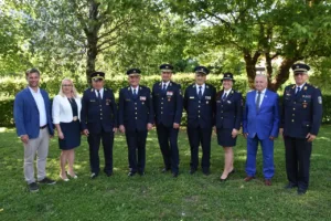 Vodstvo Gasilske zveze Slovenije na delovnem obisku v Polhovem Gradcu