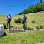 Delavnica o visokih gredah v Črnem Vrhu