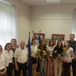 Sprejem najuspešnejših devetošolk pri županu