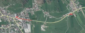 Zapora Ljubljanske ceste v Horjulu
