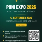 PONI EXPO 2026: Vseslovenski Festival podjetništva in praznik programa PONI