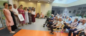 Razstava akvarelov Jožeta Kovačiča v Centru starejših