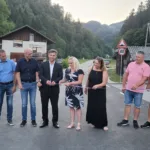 Otvoritev ceste v Potrebuježevem grabnu in plazu Rovt