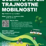 Dogodek »Mladi, ujemite ritem trajnostne mobilnosti!«