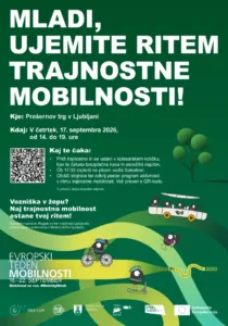 Dogodek »Mladi, ujemite ritem trajnostne mobilnosti!«