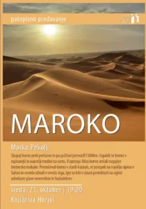 POTOPISNO PREDAVANJE – MAROKO