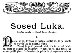 Razmislek ob kmečki noveli Sosed Luka