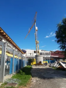 Jeseni na gradbišču brez premora