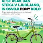 Prispevaj svoj pogled na promet v Ljubljanski urbani regiji in osvoji zelenega Ponyja!